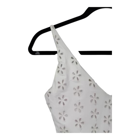 Beach Riot Reese floral eyelet one piece swimsuit white size Medium M - Picture 3 of 7